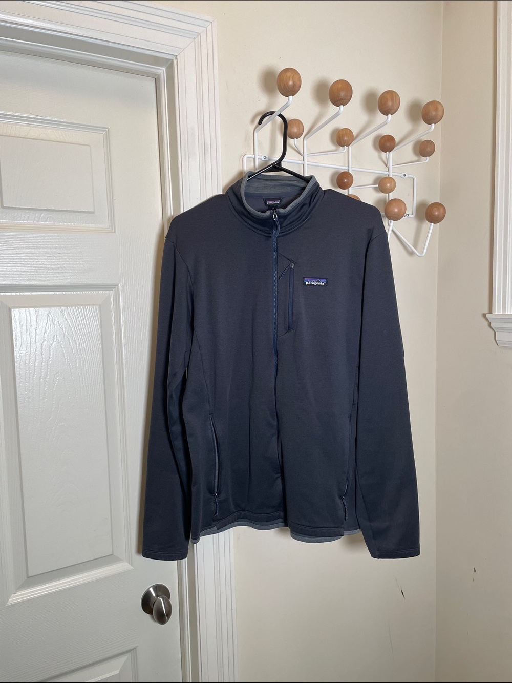 Patagonia R1 Daily Jacket Outdoor Zip Up Shirt - Charcoal - M